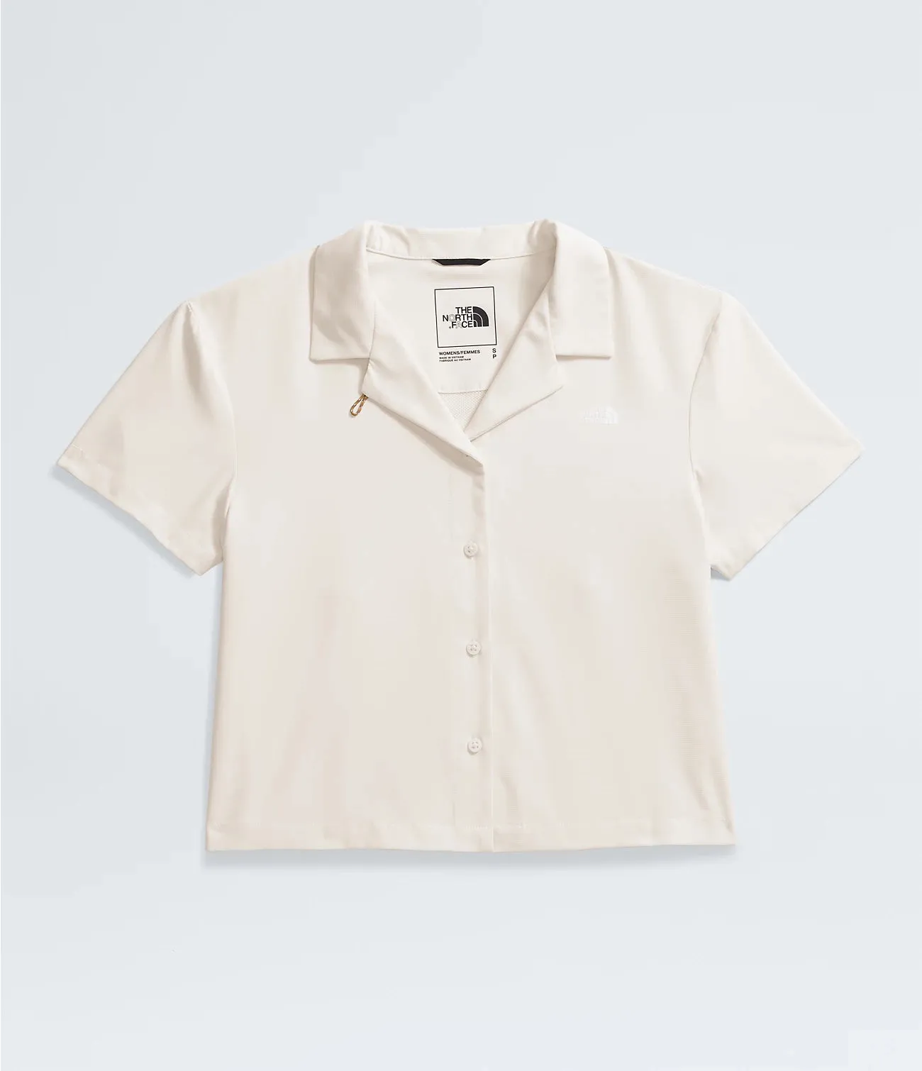 The North Face Women's First Trail Short Sleeve Shirt White Dune