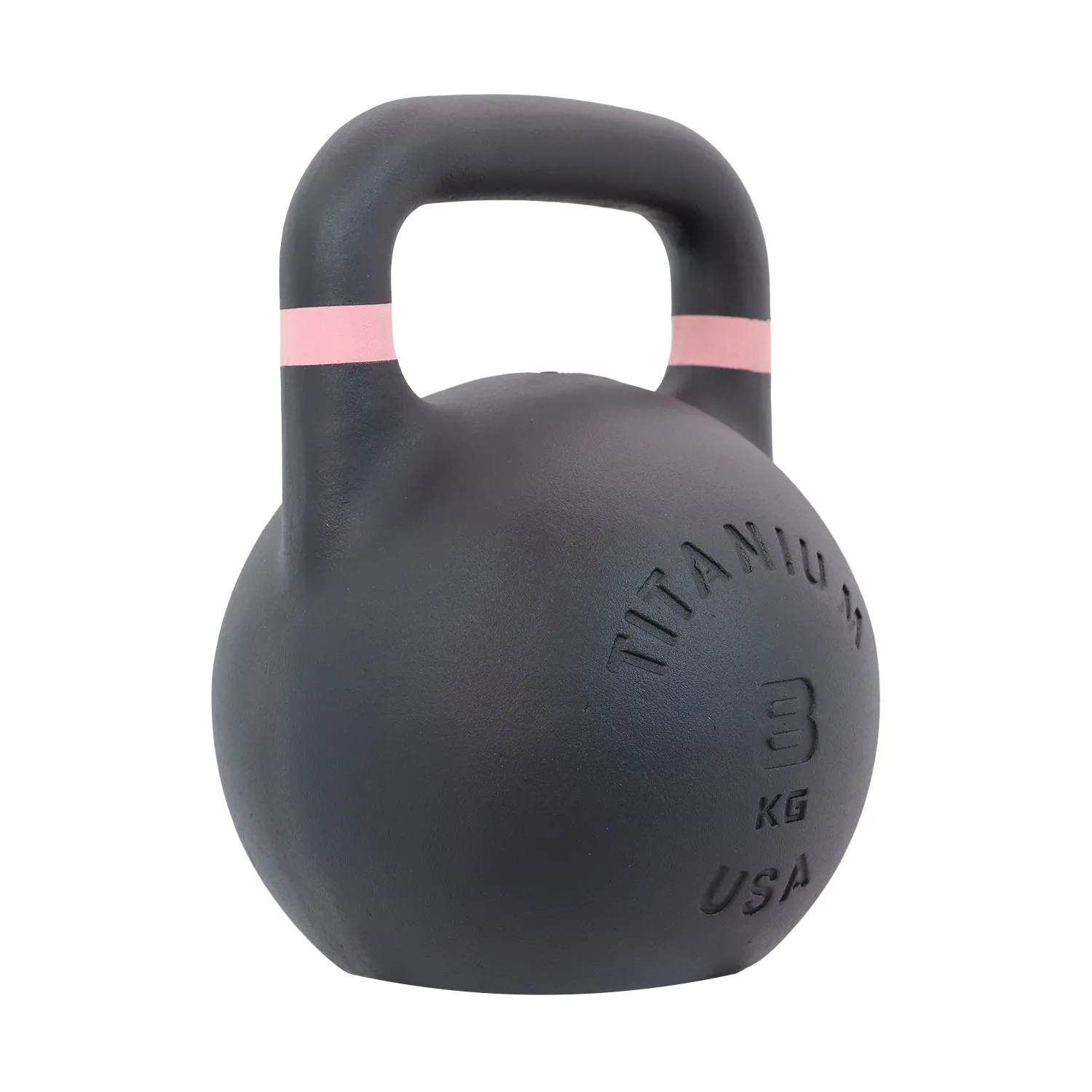TITANIUM USA 8KG STEALTH SERIES COMPETITION KETTLEBELL