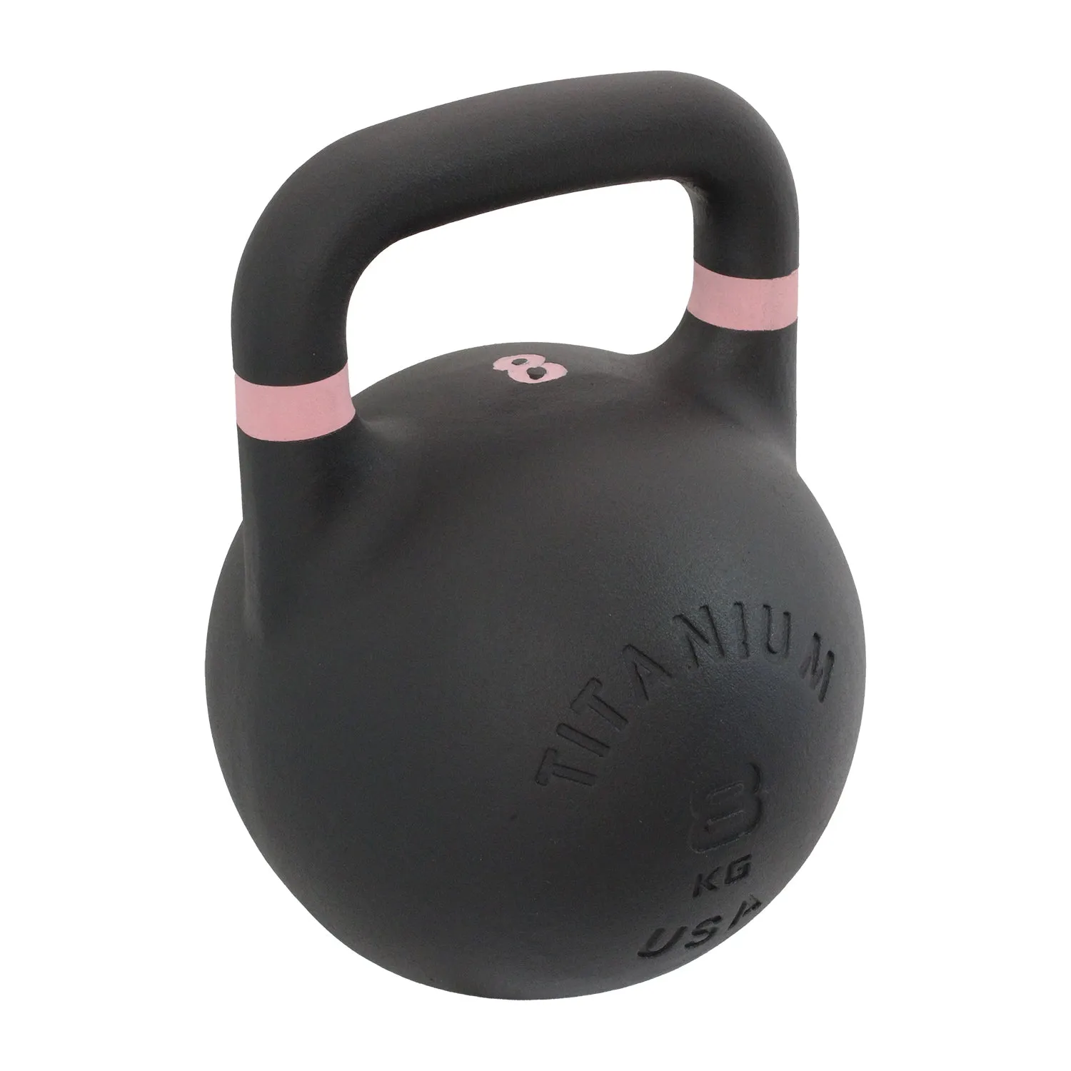 TITANIUM USA 8KG STEALTH SERIES COMPETITION KETTLEBELL