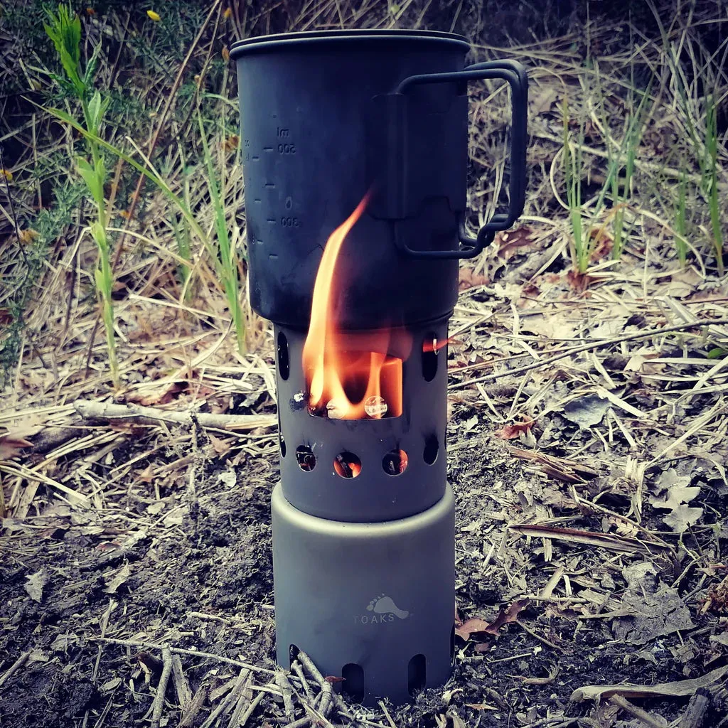 Toaks Titanium Wood Burning Stove ( Small  /  Large)
