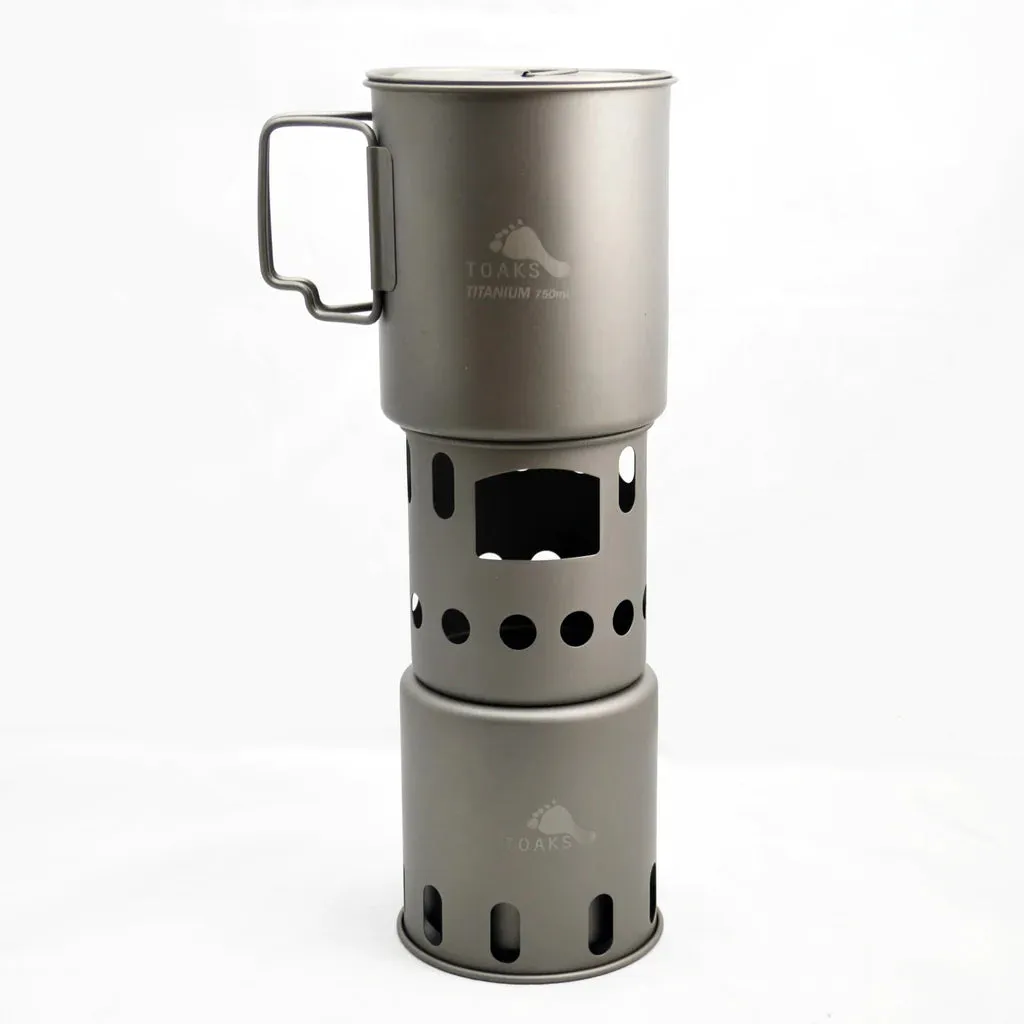 Toaks Titanium Wood Burning Stove ( Small  /  Large)