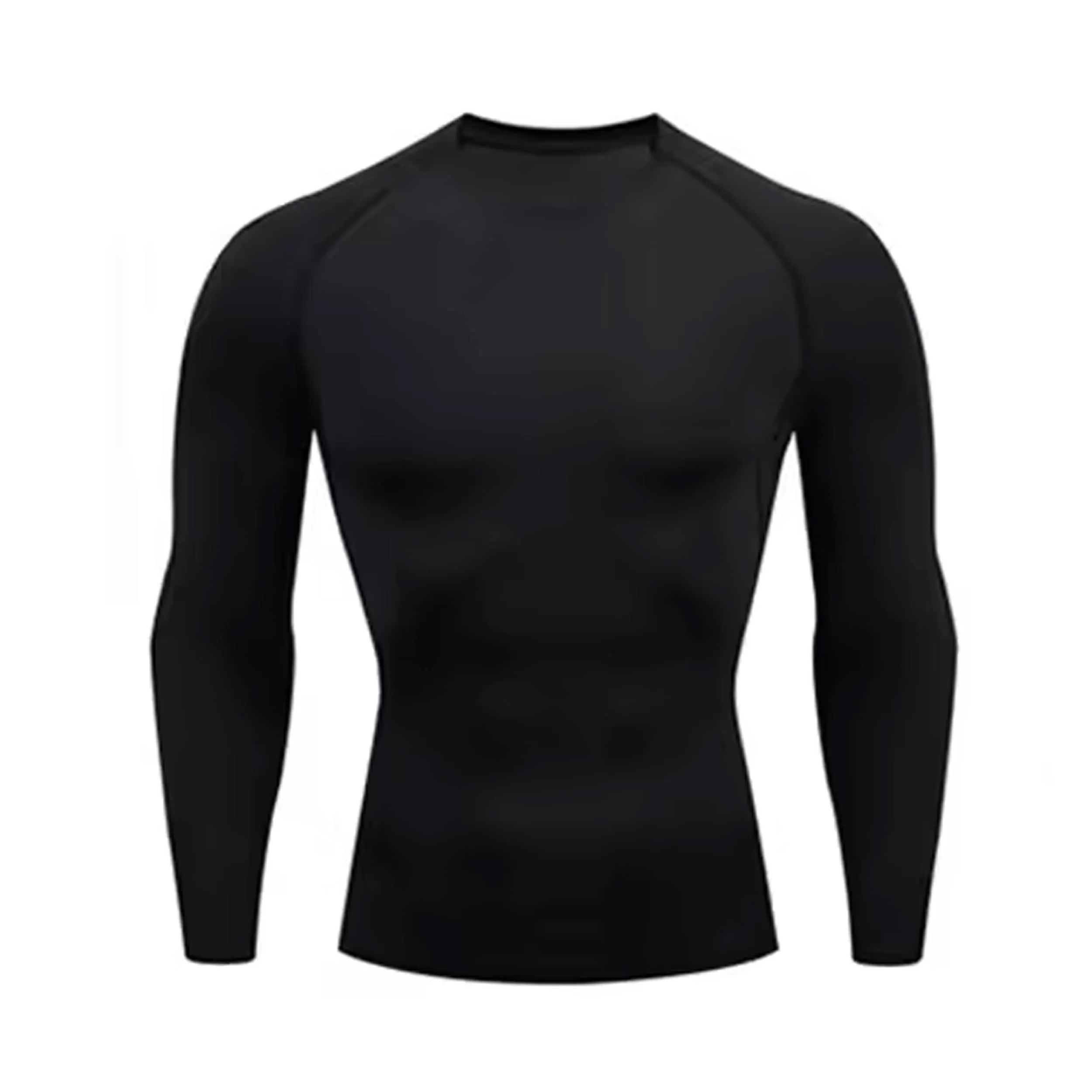 Toxic Crawler Long Sleeve Black Compression Shirt
