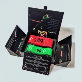 Two8 Bands Multi Loop Bands - Shoulder Resistance Bands Rehabilitation Resistance Bands for Shoulder, Training Bands for Arms & Shoulders Physical Therapy Bands for Shoulder, Knee, Hip & Back - Bundle