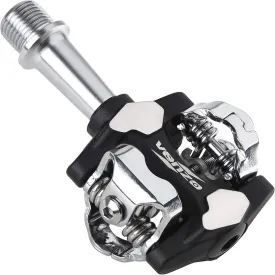 VENZO MTB Mountain Bike Forged 6066 Aluminum Sealed Clipless Pedals 9/16" Compatible with Shimano SPD Type Cleats SM-SH51 MTB Shoes - Easy Clip in