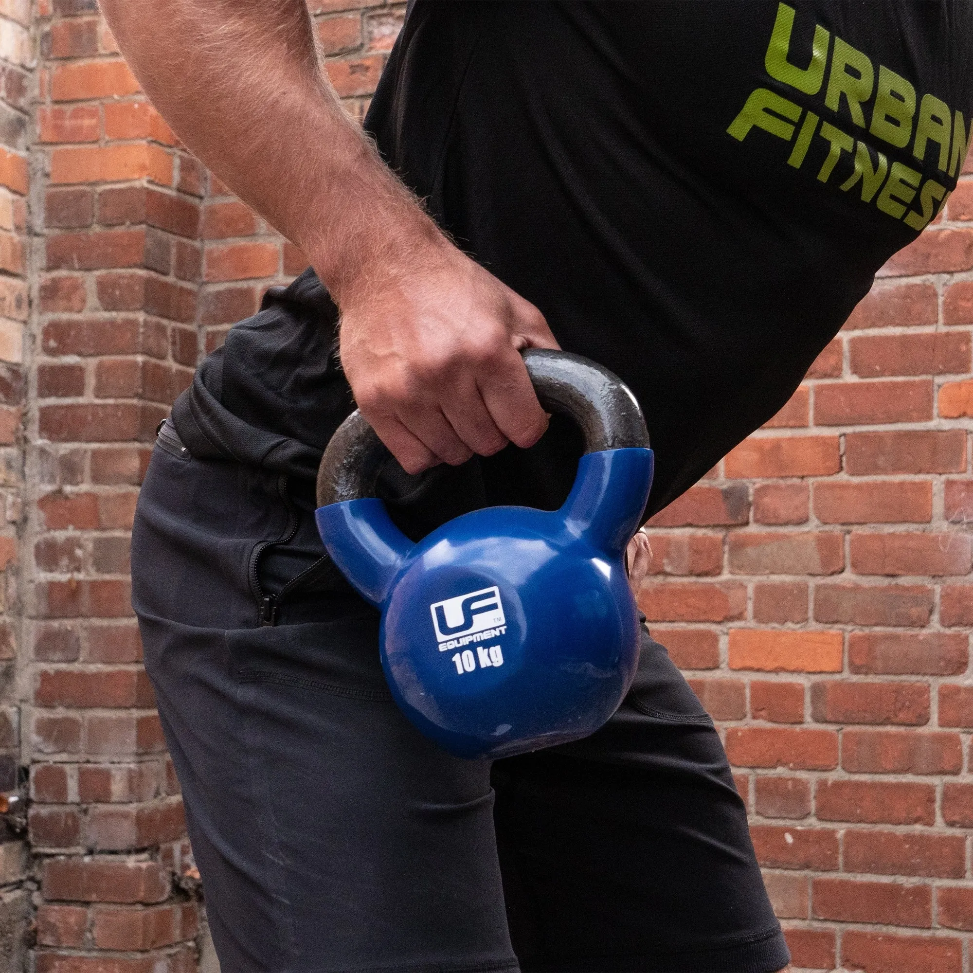Vinyl Coated Cast Iron Kettlebell - 10KG