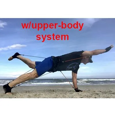 ·Wearbands Full-body Training System : 3 Lower-body-levels, 2 upper-body levels·