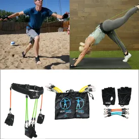 ·Wearbands Full-body Training System : 3 Lower-body-levels, 2 upper-body levels·