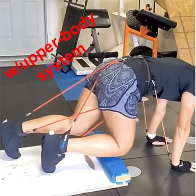 ·Wearbands Full-body Training System : 3 Lower-body-levels, 2 upper-body levels·