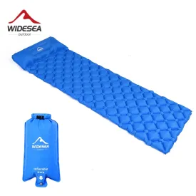 Widesea Camping Sleeping Pad Inflatable Air Mattresses Outdoor Mat Furniture Bed