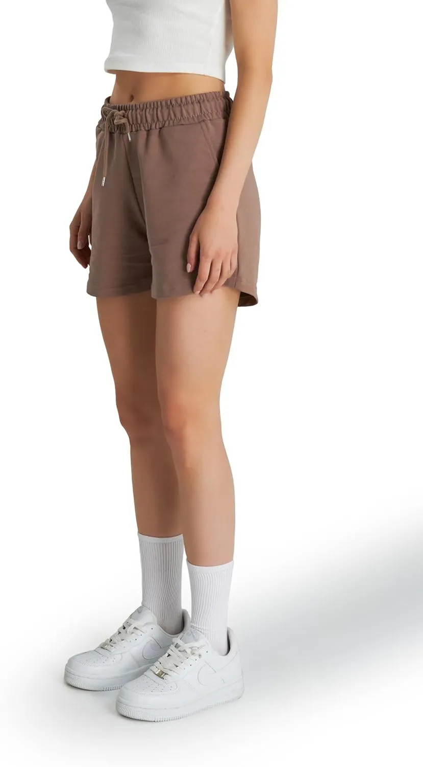 Womens Shorts - SweatShorts Workout Cotton Shorts for Woman Fashion Athletic Casual Summer Lounge Sweat Women